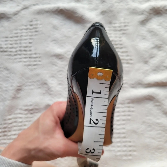 Just Capucci- Black, slip on style pointy toe heel. - Picture 10 of 11